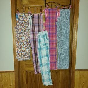 5 pair's of Victoria secrets PINK pj bottoms